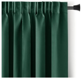 Tmavozelený zatemňovací termo záves 140x270 cm Pleat – Restilo