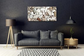 Skleneny obraz Kamene dekoračné kamienky 125x50 cm