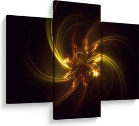 Obraz - abstrakcia vrtuľky (90x60 cm)