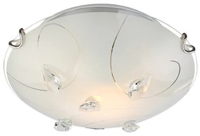 GLOBO Stropné moderné prisadené osvetlenie ALIVIA, 25cm, okrúhle