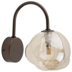 Nástenné svietidlo LAVA 1xG9/8W/230V bronzová/dymová béžová