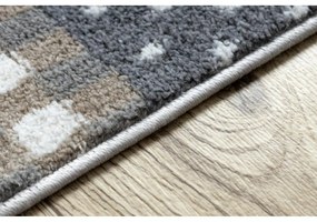 Detský kusový koberec Zvieratka sivý 200x290cm