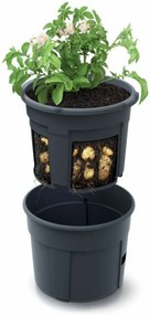 Kvetináč na pestovanie zemiakov POTATO GROWER antracit 29,5cm