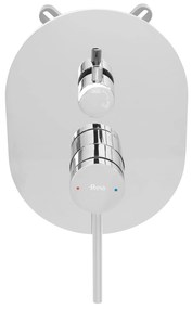 Rea Oval, podomietková sprchová sada + BOX, chrómová, REA-P8415