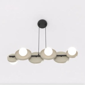 Závesný luster na lanku MODEL 6xG9/8W/230V béžová