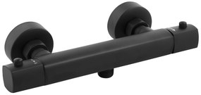 Livarno home Sprchová/Vaňová batéria s termostatom (sprchová batéria, čierna) (100393709)