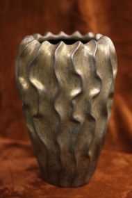 Hnedá future váza 30 cm