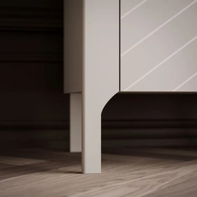Moderná vitrína MARCIUS 103cm kašmír