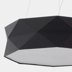 Luster na lanku KANTOOR 1xE27/15W/230V čierna