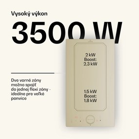 Klarstein Victoria Domino, vstavaná indukčná varná doska, 3500 W, Flexzone, časovač