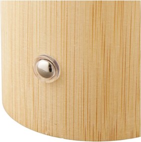 Biela/v prírodnej farbe bambusová stolová lampa s plastovým tienidlom (výška 18 cm) Stafford – House Nordic