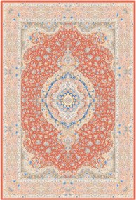 Koberec Miras 1200 MADDER RED – červený obdĺžnik so vzorom Rozmer: 200x300 cm