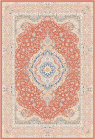 Koberec Miras 1200 MADDER RED – červený obdĺžnik so vzorom Rozmer: 250x350 cm
