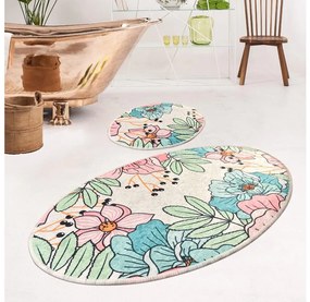 SADA 2x Kúpeľňová predložka SPRING 60/100 cm pestrofarebná