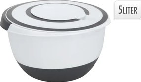 Misa s vrchnákom na miešanie 5 l,čierna/biela%