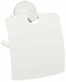 Sapho XR732W X-Round White držiak toaletného papiera s krytom, biela