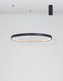 LED luster Preston 80 čierne