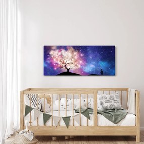 Obraz - Vesmírny strom (120x50 cm)