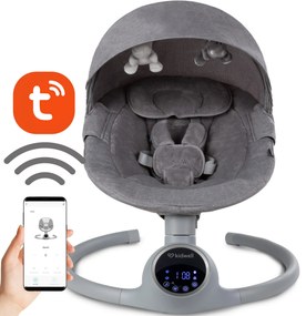 Elektrické hojdacie kreslo Kidwell REVE 2 v 1 s Bluetooth a aplikáciou Tuya