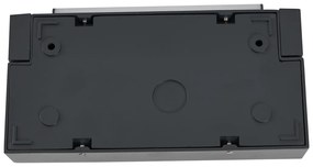 Vonkajšie nástenné svietidlo čierne vrátane LED IP54 s pohybovým senzorom solárne - Judge