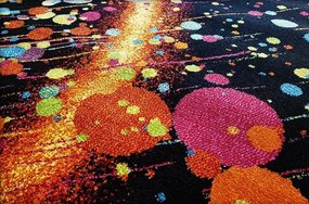 Moderný viacfarebný koberec Magic Cosmos – geometrický vzor Rozmer: 60x100 cm