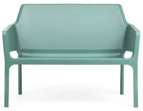 NET BENCH záhradná lavica s podrúčkami net bench