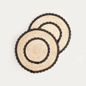 Podložka pod tanier MAIZO čierna 775529 (2 ks)