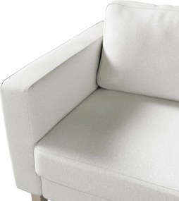 Poťah na sedačku Karlstad (nerozkladací, 3-miestny, krátky) farba produktu krémová látka zapletaná