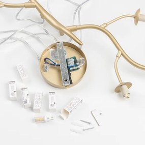 Brilagi - LED Luster na lanku MISTEL 6xG9/3W/230V zlatá/biela