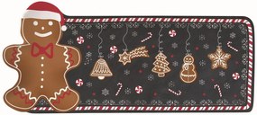 Gingerbread podnos v tvare perníka, 36 x 16 cm