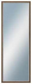DANTIK - Zrkadlo v rámu, rozmer s rámom 50x140 cm z lišty TAIGA sv.hnedá (3106)