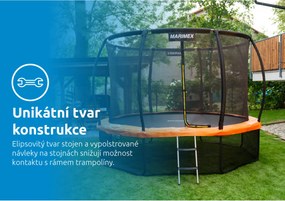 Marimex | Trampolína Marimex Premium 244 cm + vnútorná ochranná sieť + rebrík ZDARMA | 19000103
