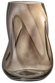Bloomingville Sklenená váza Brown Glass 26 cm
