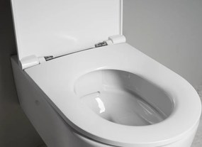 Isvea Isvea, SISTEMA A závesná WC misa, Rimless, 36x53,5cm, biela, 10SL02001