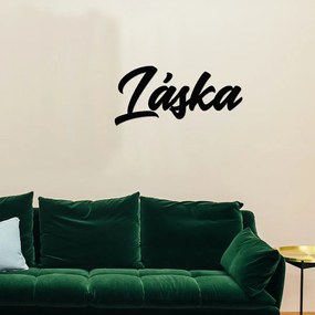 drevo zivota Drevený nápis na stenu LÁSKA Farebný vzor: Antracitová, Veľkosť textu: 40x19