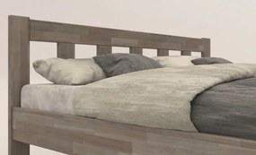 Manželská posteľ Tema 180x200 cm, šedý buk