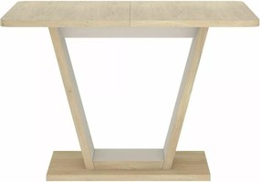 Jedálenský rozkladací stôl Nigel 120/160 cm dub Cremona Torro/kašmírový