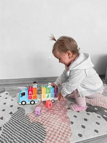 Ayyildiz, DOPREDAJ: 80x150 cm Dětský kusový koberec Bambi 820 pink, 80x150, ružová, detská izba