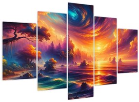Obraz - Magický svet (150x105 cm)