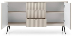 KOMODA BELLISSA KAŠMÍR + ČIERNE NOŽIČKY 168 cm