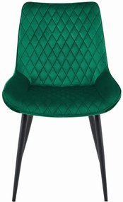 TRENDIE Zamatová stolička Madeira zelená