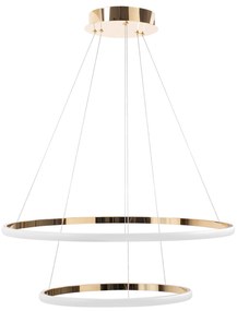 Toolight Toolight, LED závesné osvetlenie 40/60cm, 61W, 3000K, LHJ007-CP2, zlatá, OSW-60004