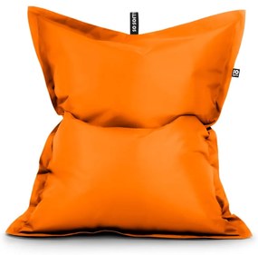 Oranžový detský sedací vak z imitácie kože Pad M – So Soft?