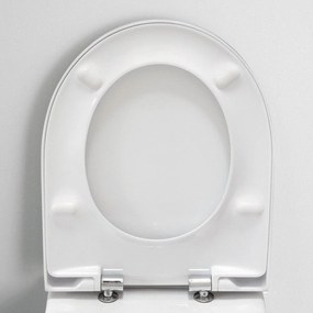 GEBERIT Acanto WC sedátko s automatickým pozvoľným sklápaním - Softclose, z Duroplastu, biela, 500.660.01.2