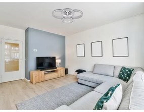 LED stmievateľný prisadený luster LED/150W/230V 3000-6500K + diaľkové ovládanie