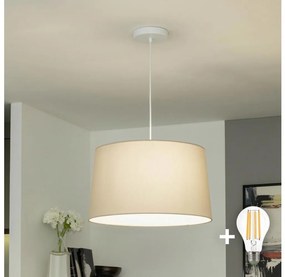 Brilagi - LED luster na lanku CERIA 1xE27/40W/230V pr. 45 cm béžový