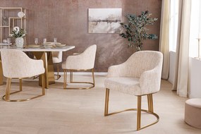 Stolička EXTRAVAGANCIA béžová ženilková látka