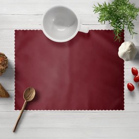 Biante Teflónové prestieranie na stôl TF-095 Vínovo červené bez vzoru 30x40 cm