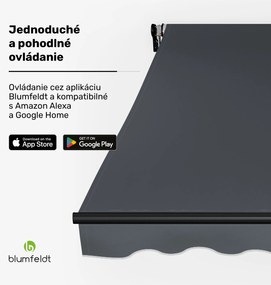 Blumfeldt CloudShade Markíza, Inteligentné ovládanie, UV ochrana, Montáž na stenu