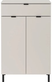 Krémová vysoká kúpeľňová skrinka 60x97 cm Arcena – Germania